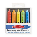 Learning Mat Crayons